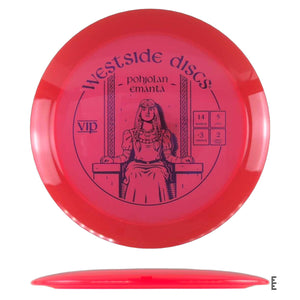 Westside Discs VIP Queen Finnish Stamp - Red - Powergrip USA