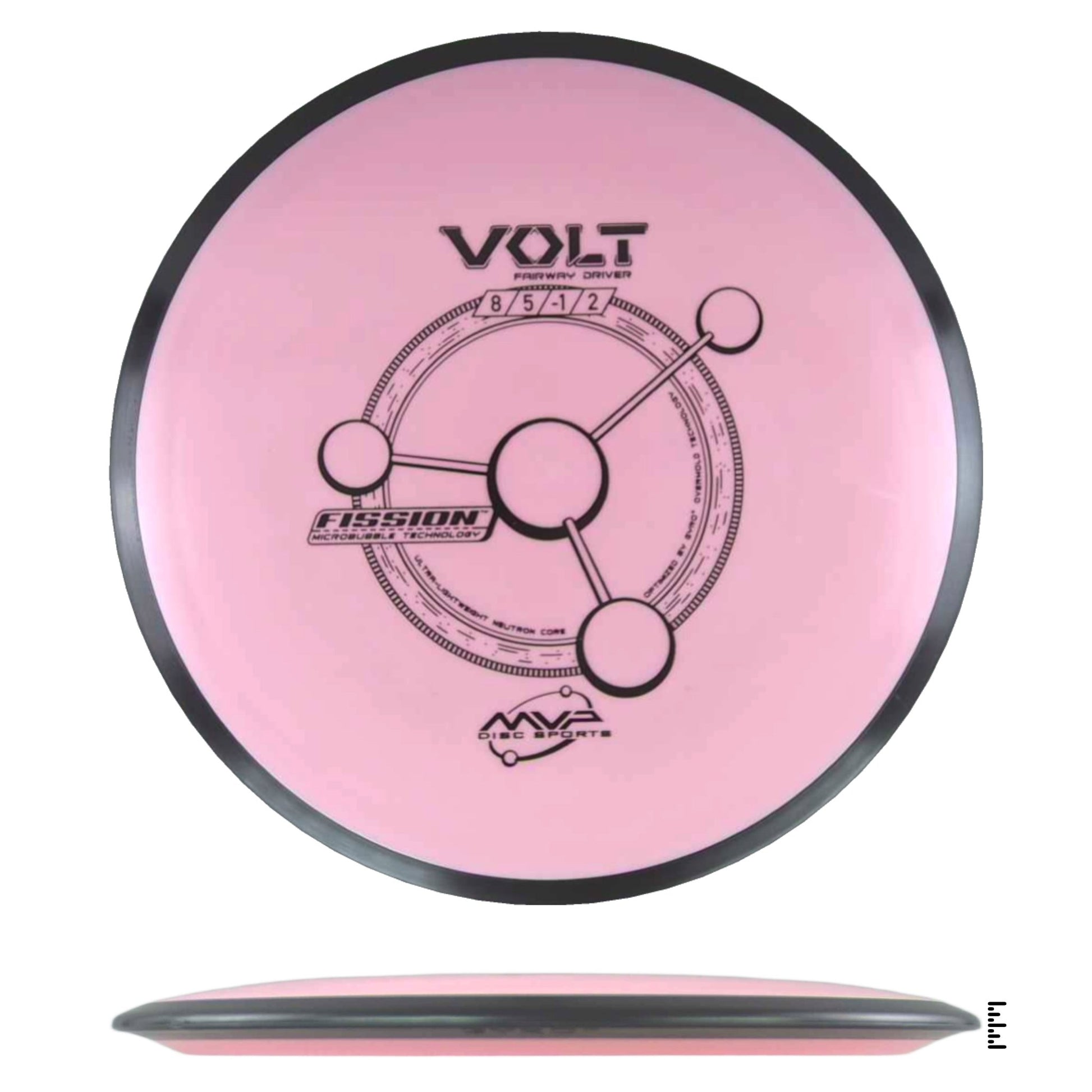 MVP Disc Sports Fission Volt - Light Pink - Powergrip USA