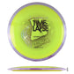 Axiom Discs Simon Line Neutron Time - Lapse Factory Misprint - Fluorescent Yellow / Plum - Powergrip USA