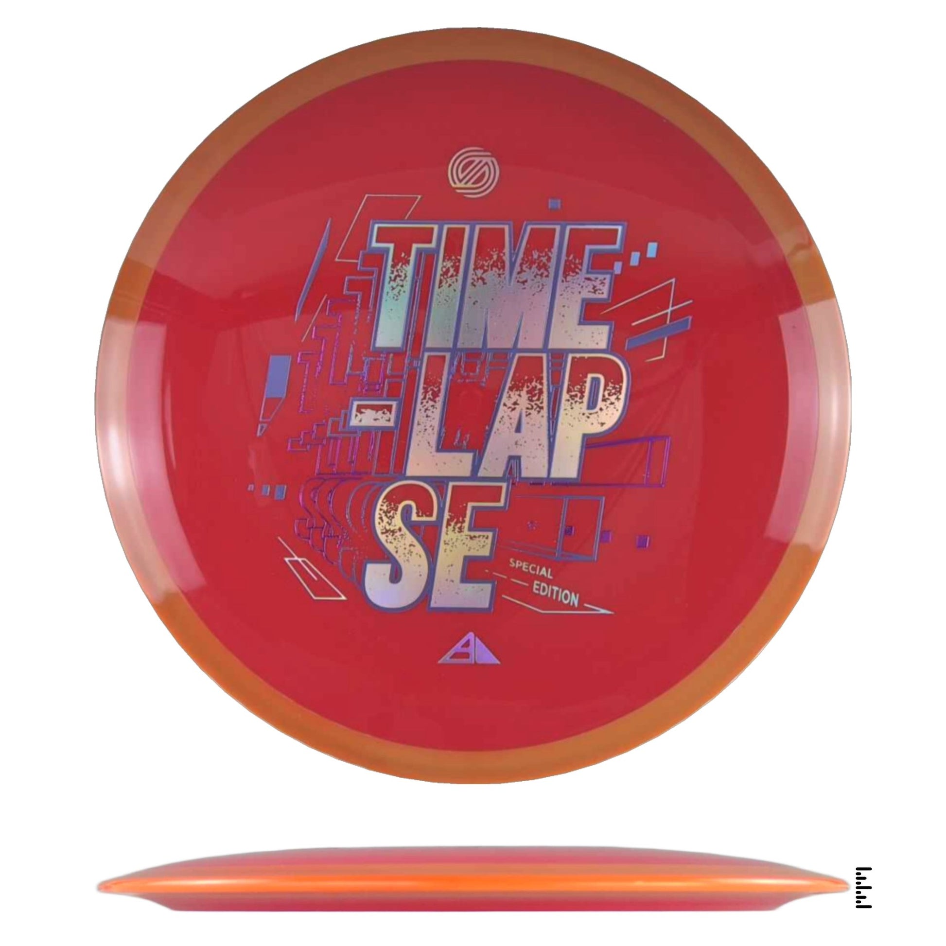 Axiom Discs Simon Line Neutron Time - Lapse Special Edition - Red / Orange - Powergrip USA