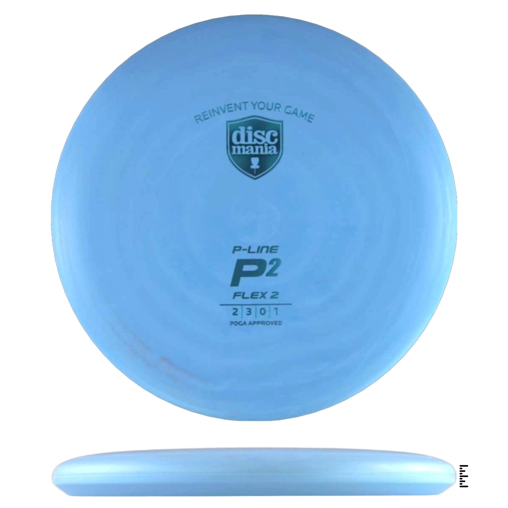 Discmania P - Line Flex 2 P2 - Sky Blue - Powergrip USA