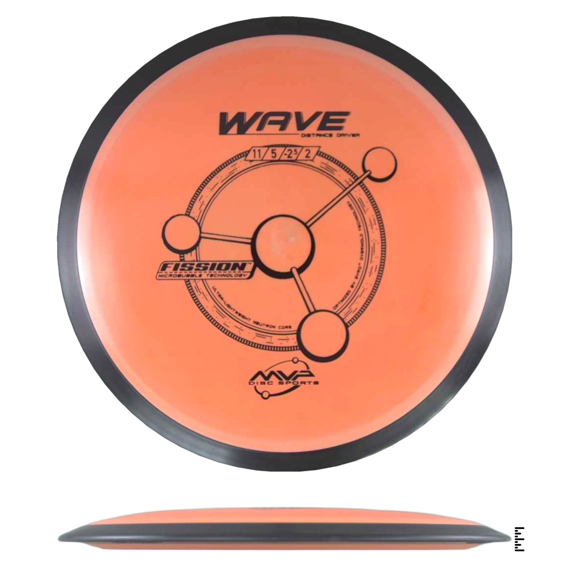 MVP Disc Sports Fission Wave - Orange - Powergrip USA