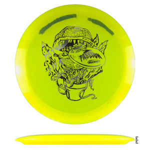 Yellow Discraft Passion disc golf disc