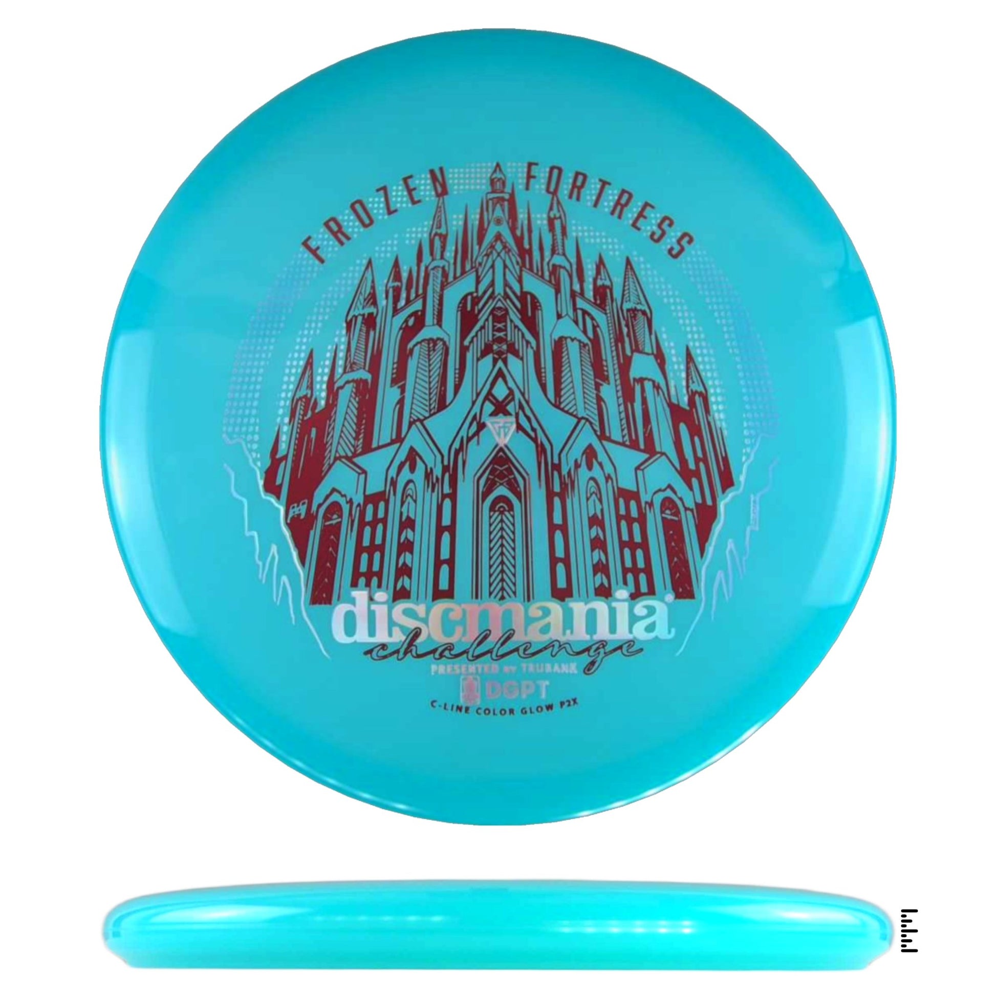 Discmania Color Glow C - line P2x - Discmania Challenge Fundraiser - Turquoise - Powergrip USA