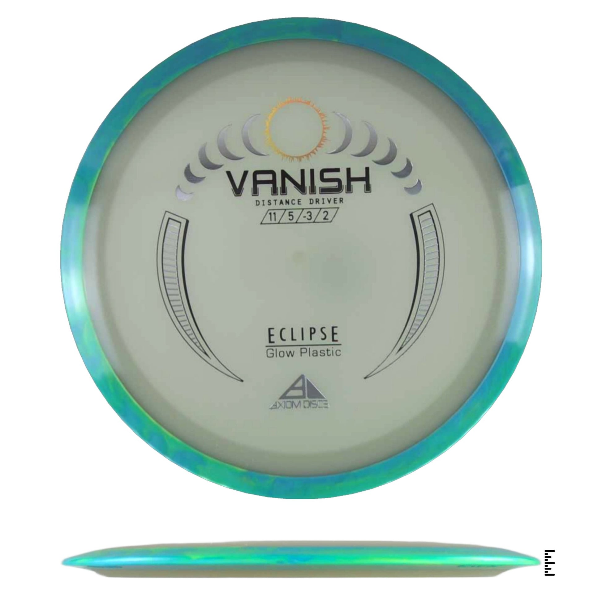 Axiom Discs Eclipse Vanish - Turquoise - Powergrip USA