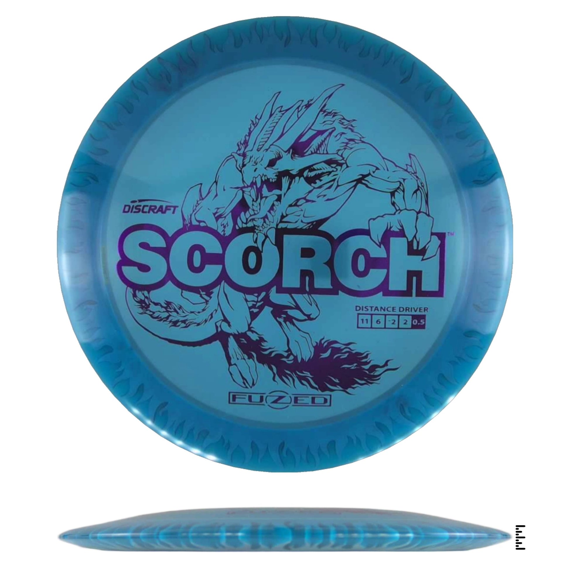 Discraft Fuzed Line Scorch - Blue / Light Blue - Powergrip USA
