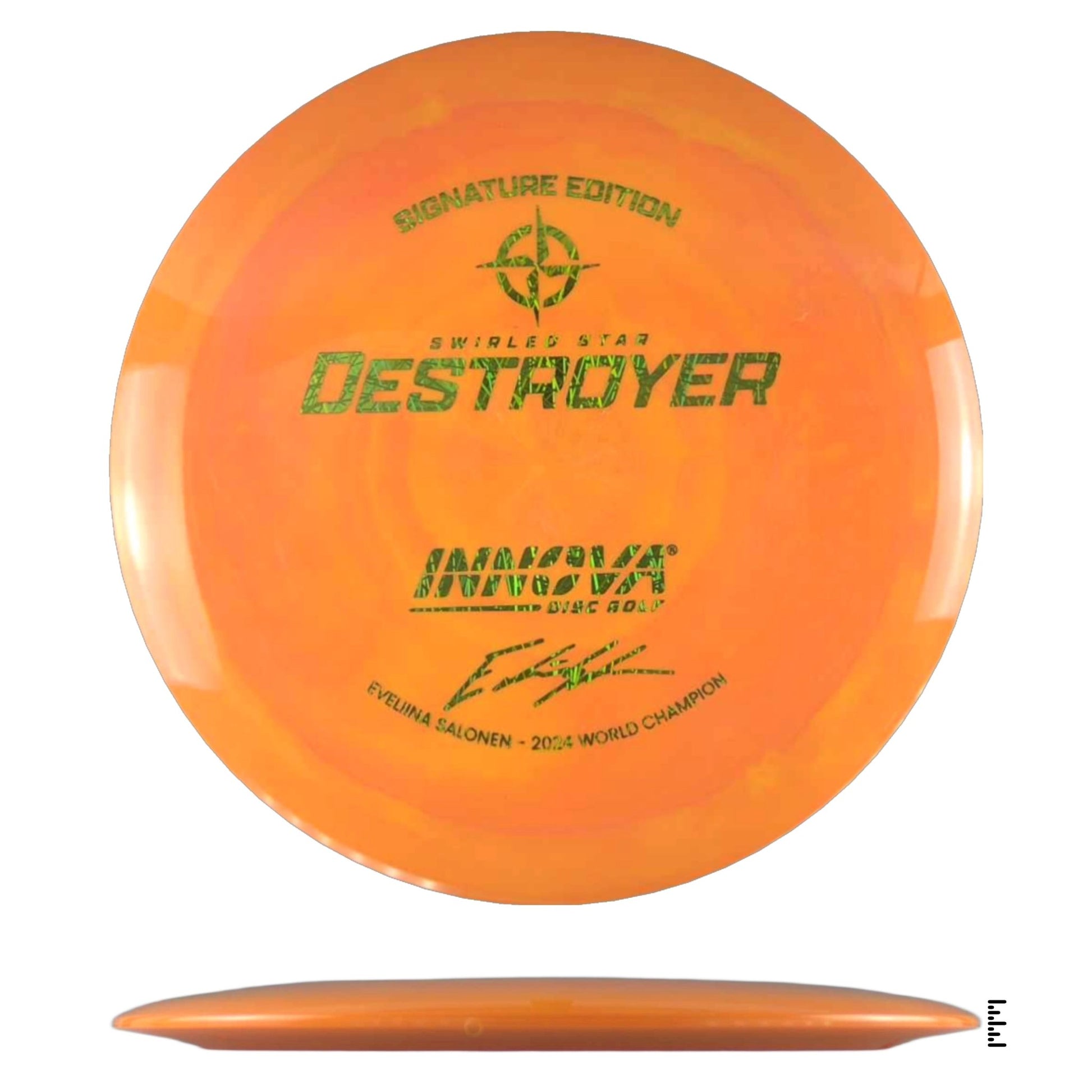 Innova Swirled Star Destroyer Eveliina Salonen Signature Edition - Orange - Powergrip USA