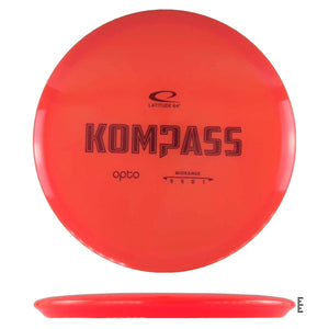 Latitude 64 Opto Compass Swedish Kompass Stamp - Orange - Powergrip USA