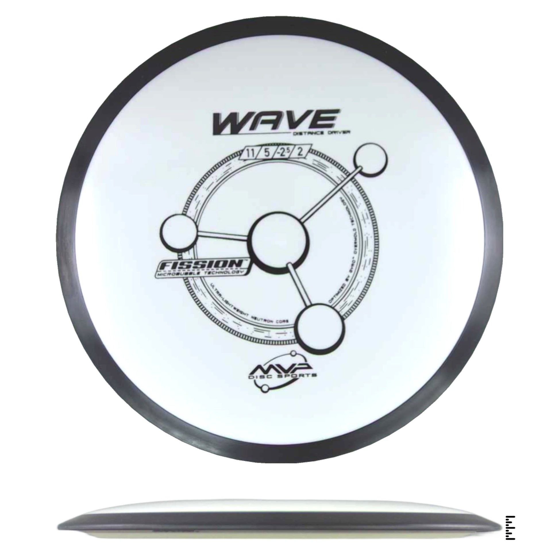 MVP Disc Sports Fission Wave - White - Powergrip USA