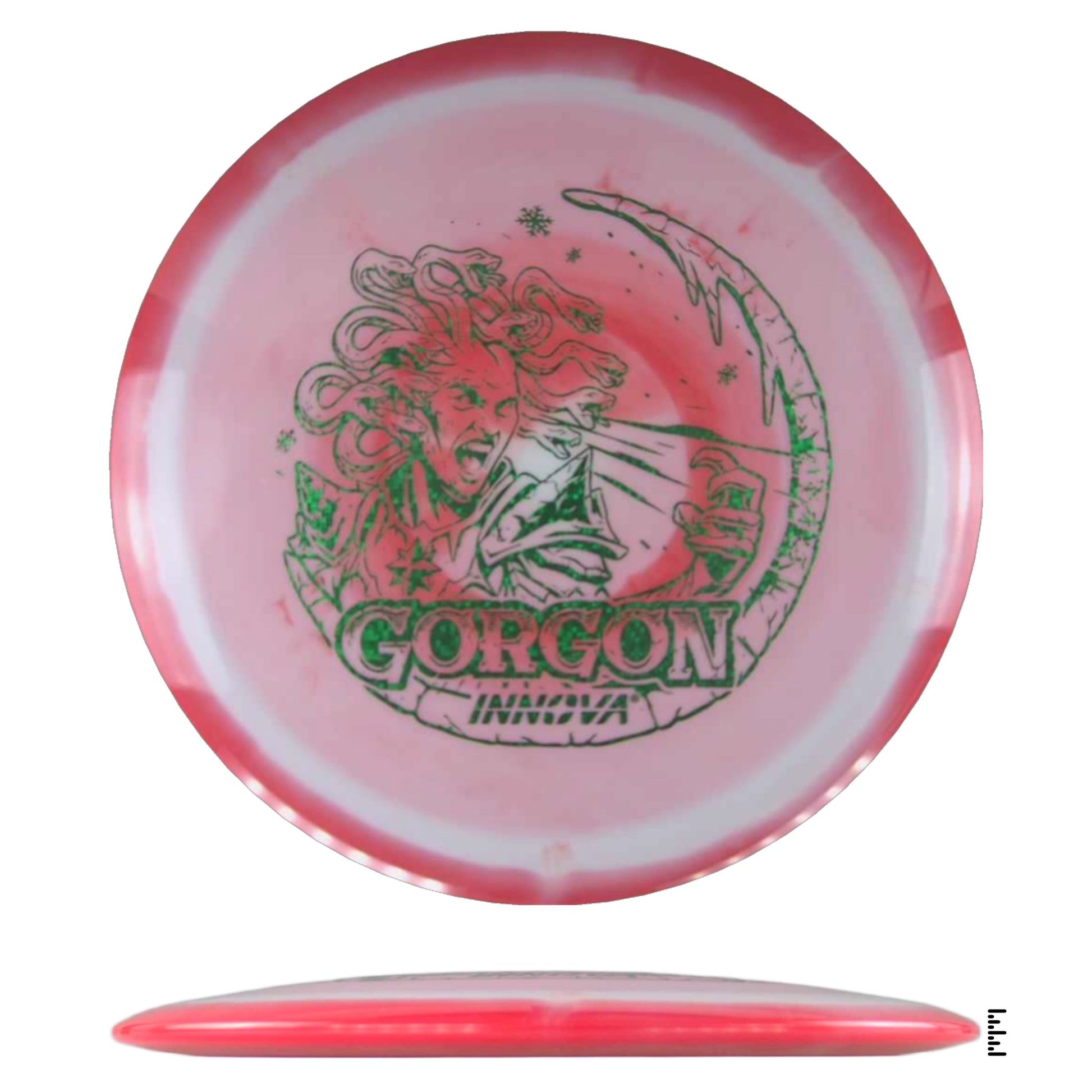 Innova Halo Star Gorgon 2025 Holiday Edition - White / Red - Powergrip USA