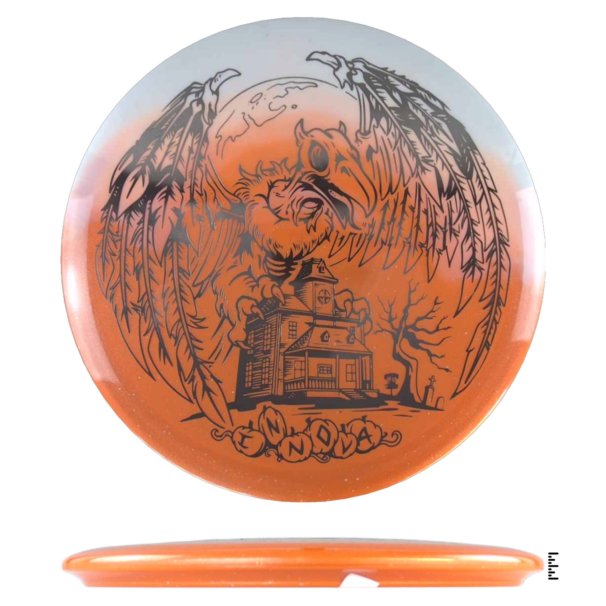Innova Duo Roc3 - 2025 Halloween Edition - White / Orange - Duo - Powergrip USA