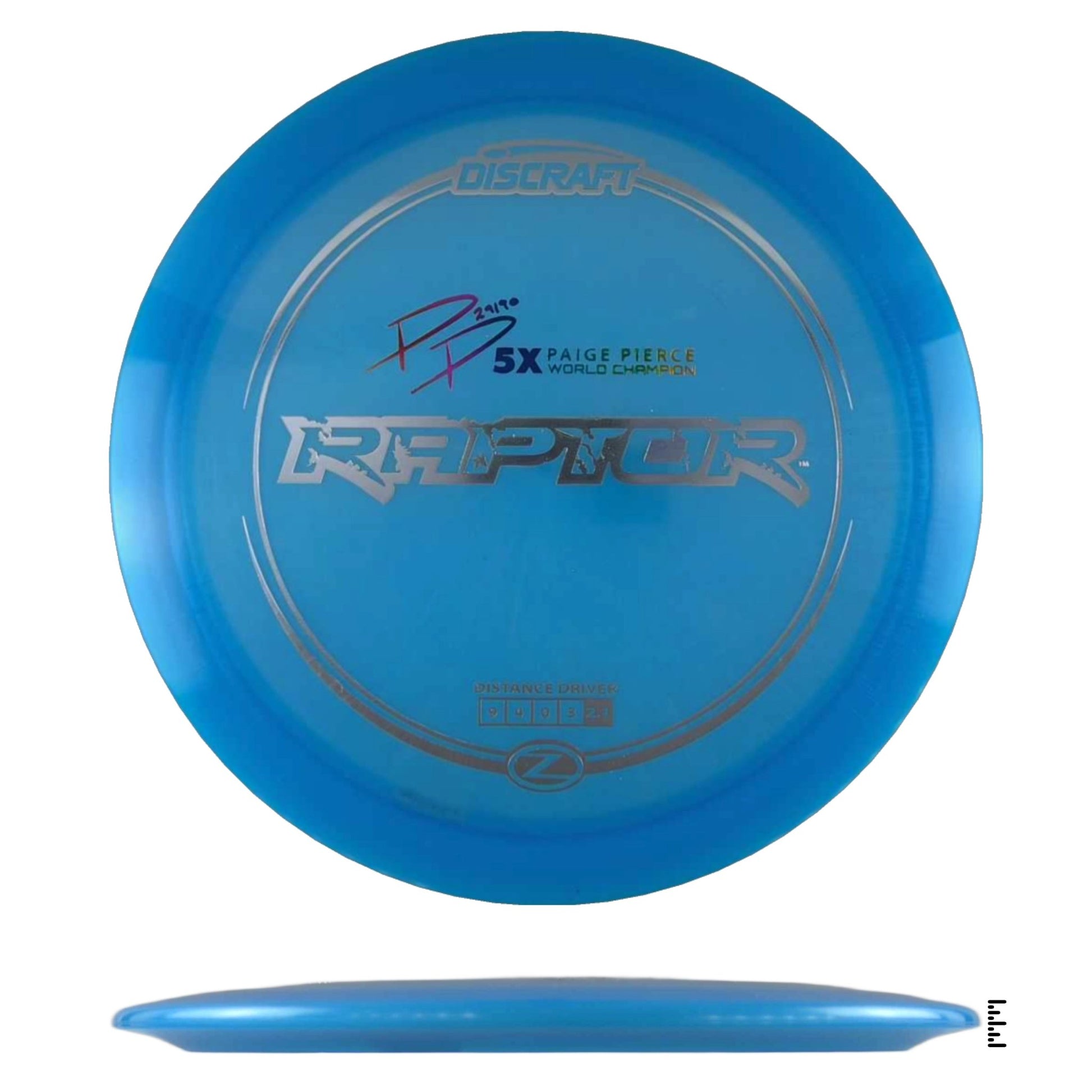Discraft Z Line Raptor Paige Pierce 5x Edition - Sky Blue - Powergrip USA