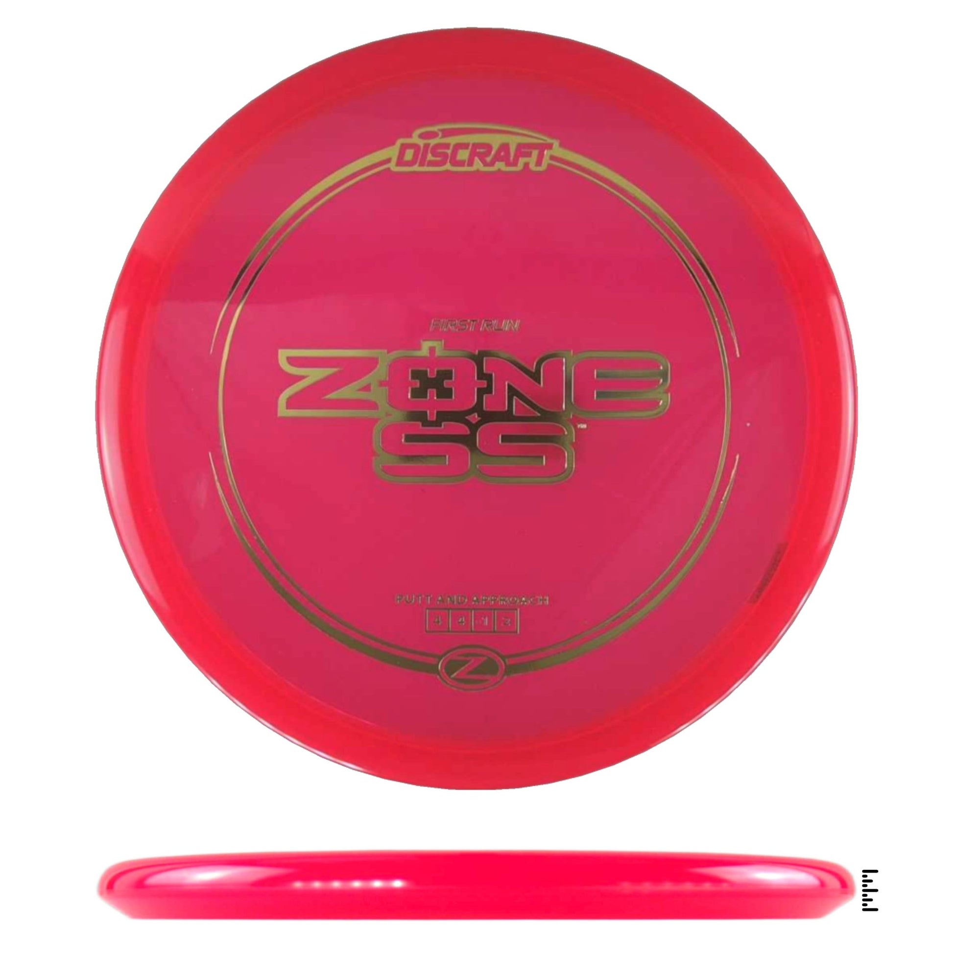 Discraft Z Line Zone SS - First Run - Red - Powergrip USA