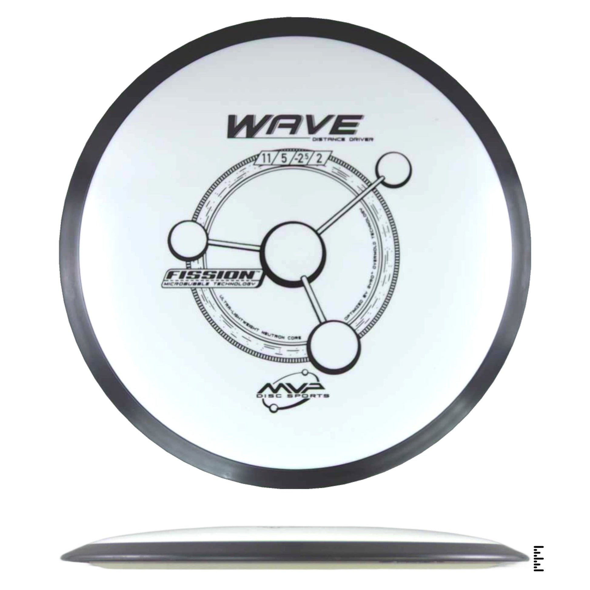 MVP Disc Sports Fission Wave - White - Powergrip USA