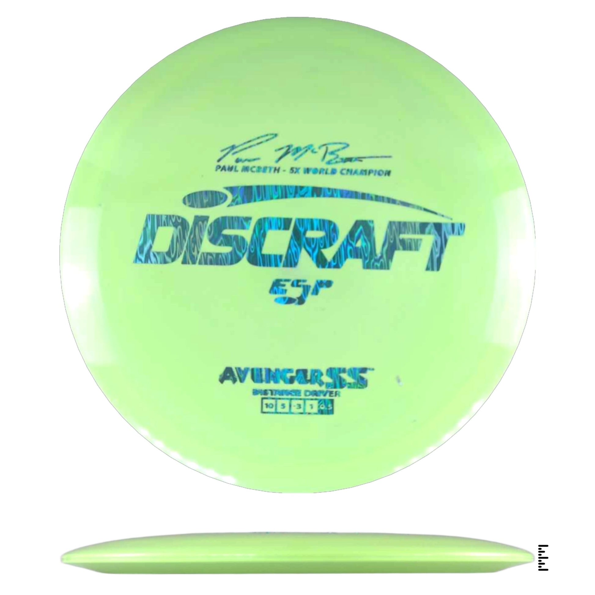 Discraft ESP Avenger SS Paul McBeth - Light Green - Powergrip USA