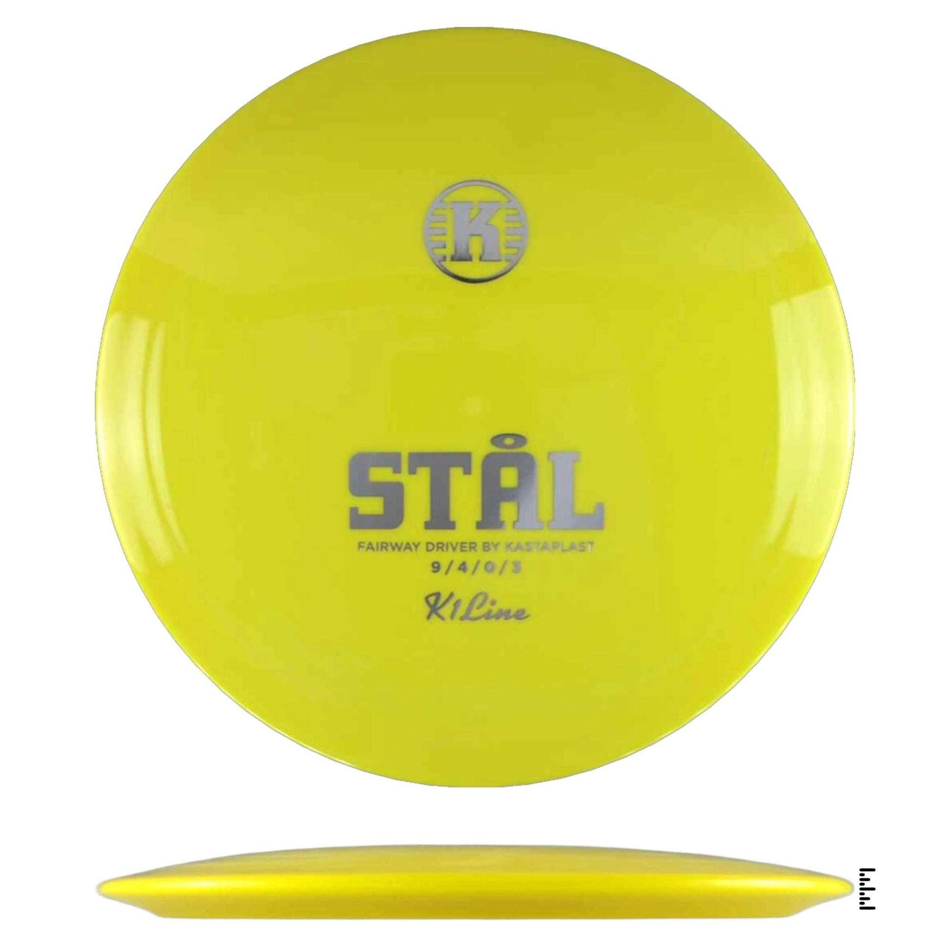 Kastaplast K1 Stål - Yellow - Powergrip USA