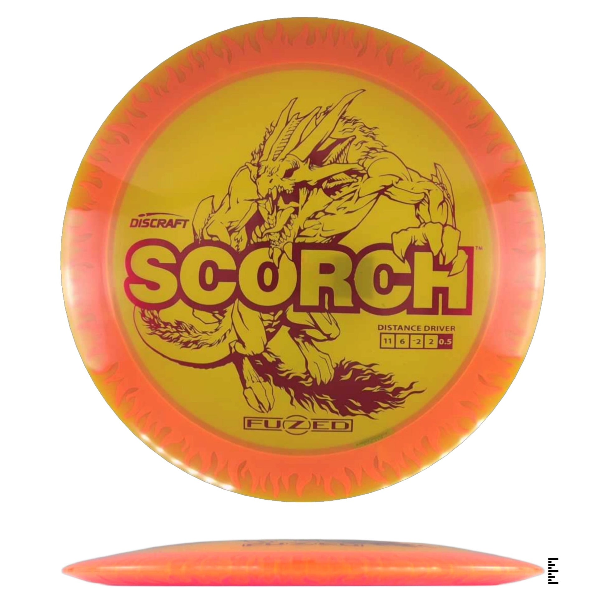 Discraft Fuzed Line Scorch - Orange / Hot Pink - Powergrip USA