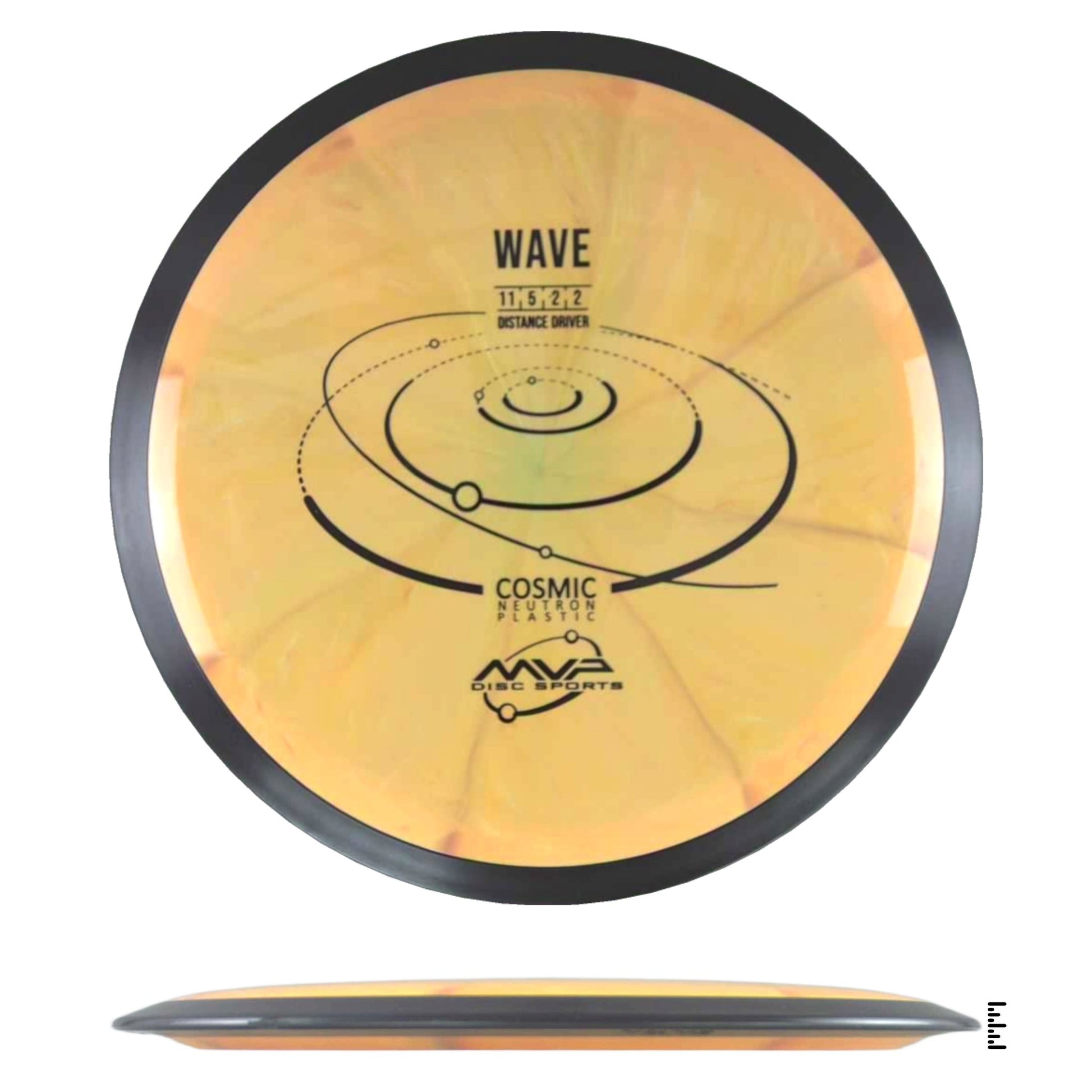 MVP Disc Sports Cosmic Neutron Wave - Tangerine - Powergrip USA