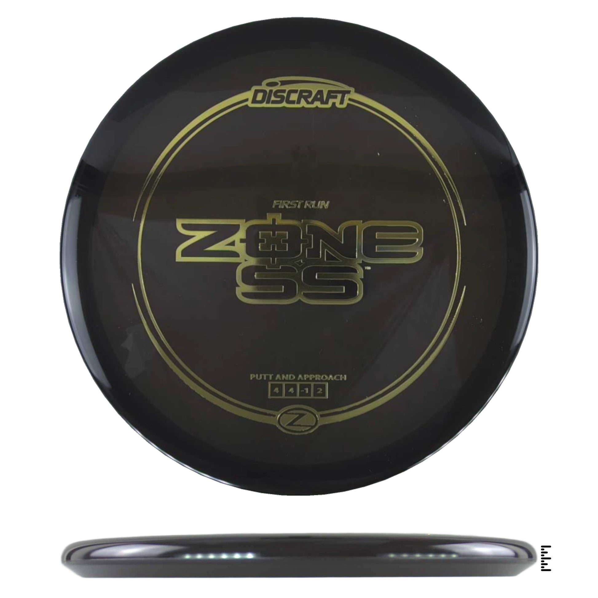 Discraft Z Line Zone SS - First Run - Black - Powergrip USA