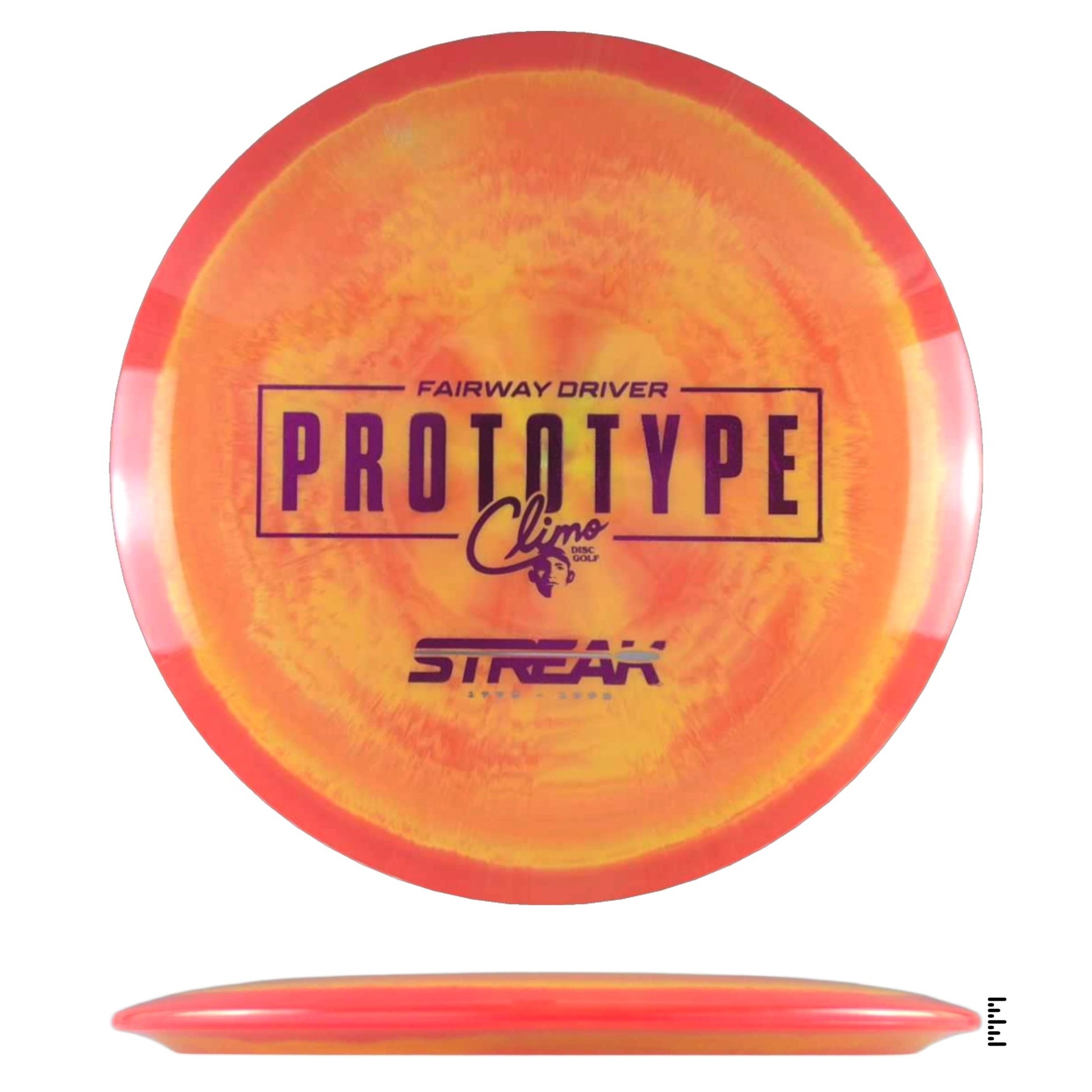 Climo Disc Golf Signature Line Streak Prototpye - Unique - Powergrip USA