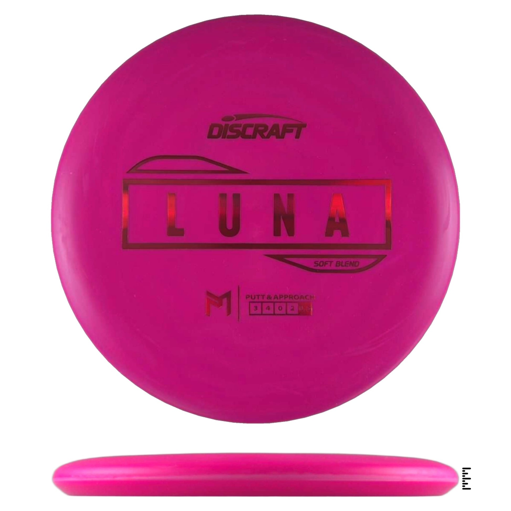 Discraft Putter Line Soft Luna - Hot Pink - Powergrip USA