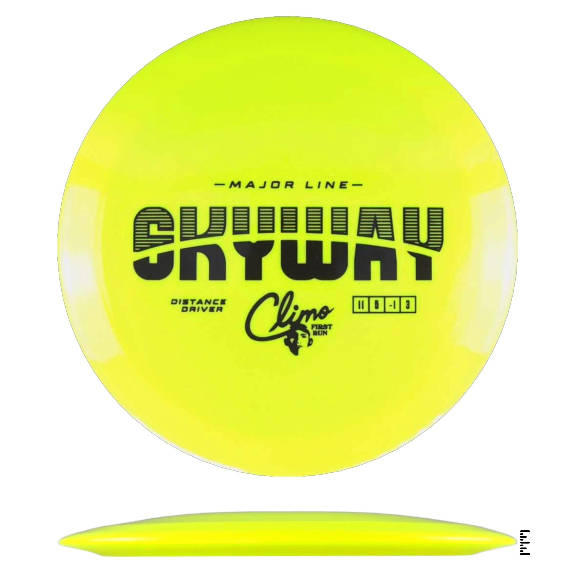 Major Line Skyway First Run - Fluorescent Yellow - Powergrip USA