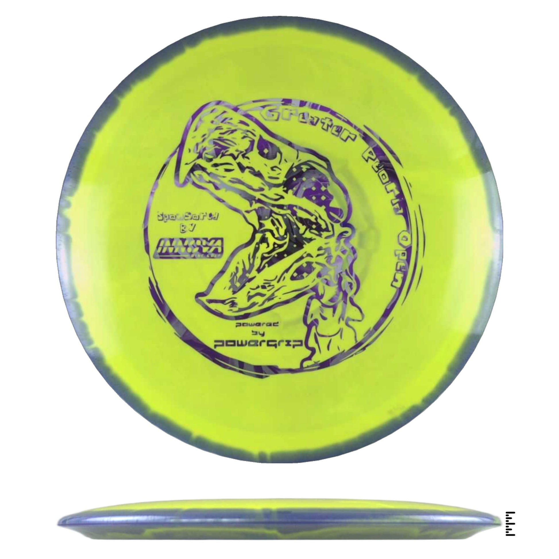 Innova Halo TeeBird3 - 2024 Greater Peoria Open - Yellow / Violet - Powergrip USA