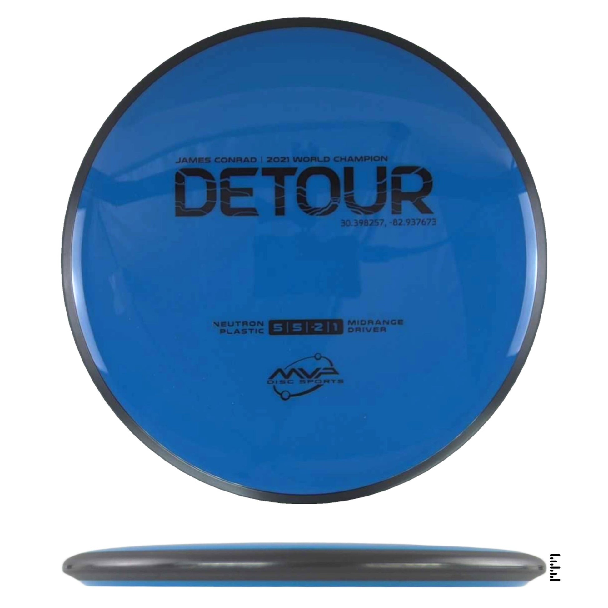 MVP Disc Sports Neutron Detour - Blue - Powergrip USA