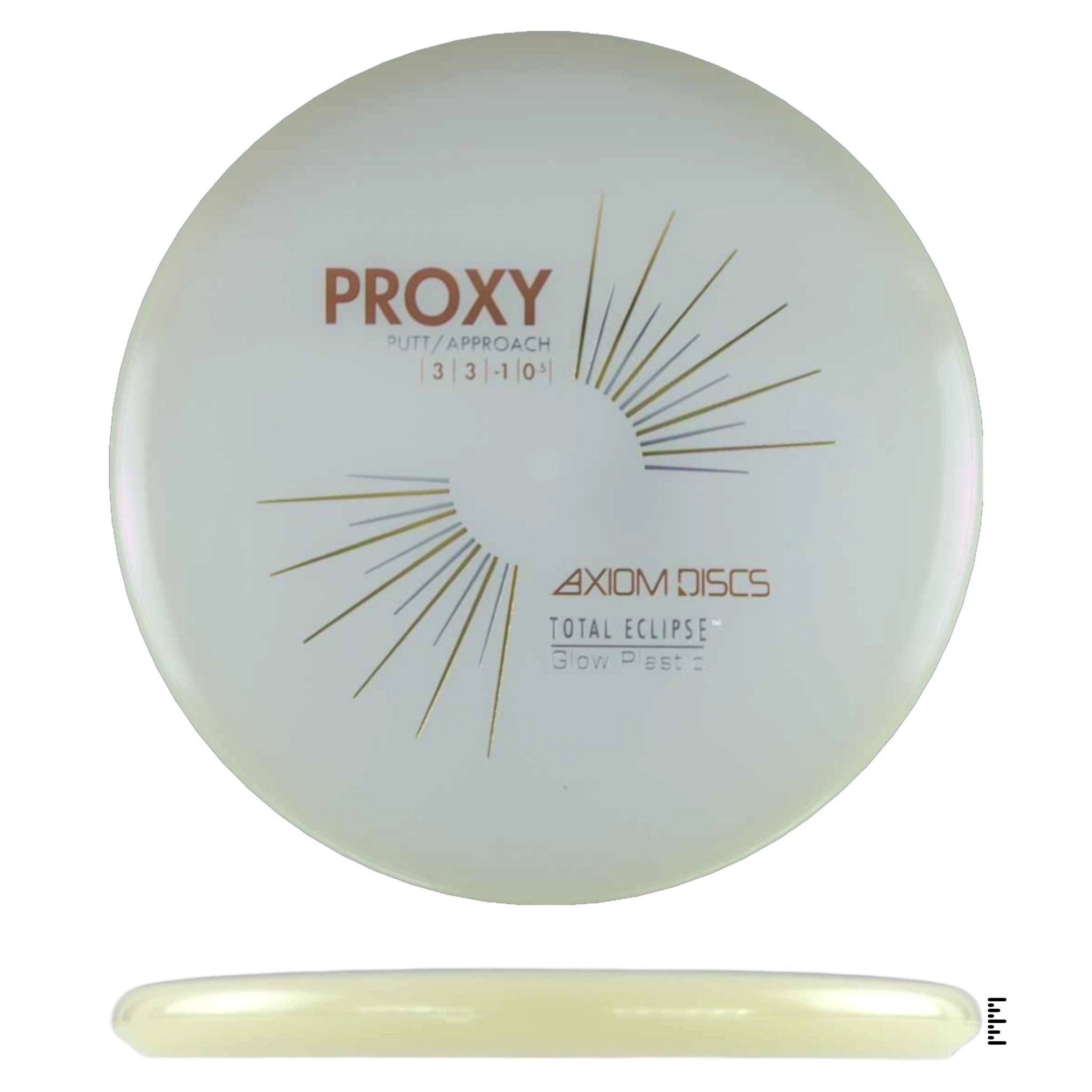 Axiom Discs Total Eclipse Proxy | Color Glow Putter