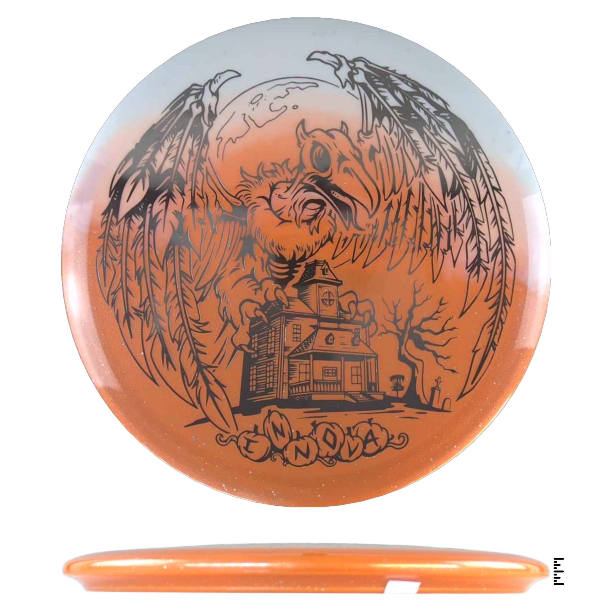 Innova Duo Roc3 - 2025 Halloween Edition - White / Orange - Duo - Powergrip USA