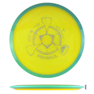 Axiom Discs Neutron Fireball - Yellow / Turquoise - Powergrip USA