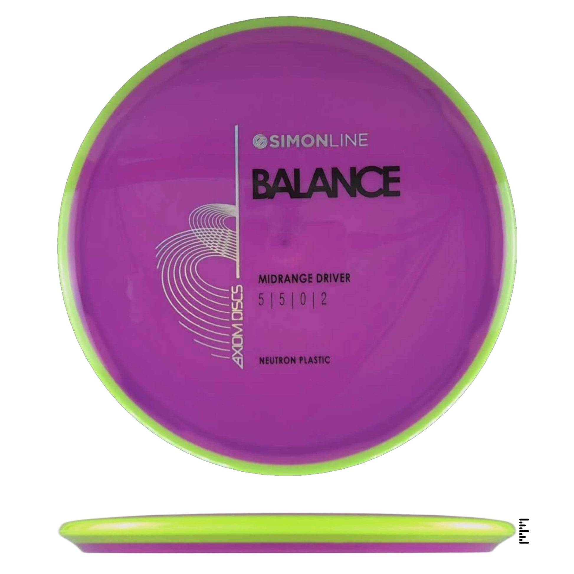 Axiom Discs Neutron Balance - Magenta / Fluorescent Yellow - Powergrip USA