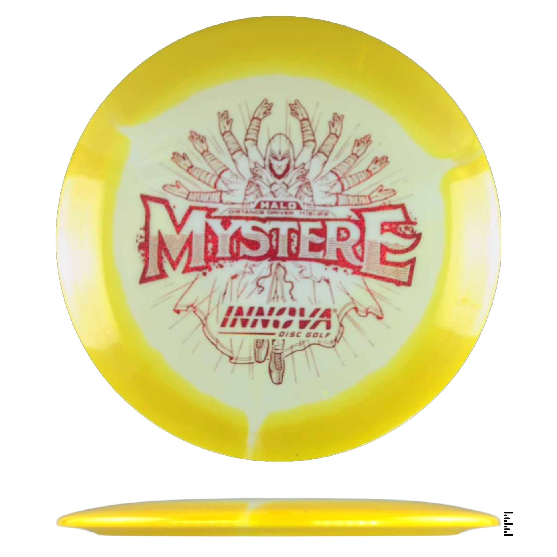 Innova Halo Mystere - White / Yellow - Powergrip USA