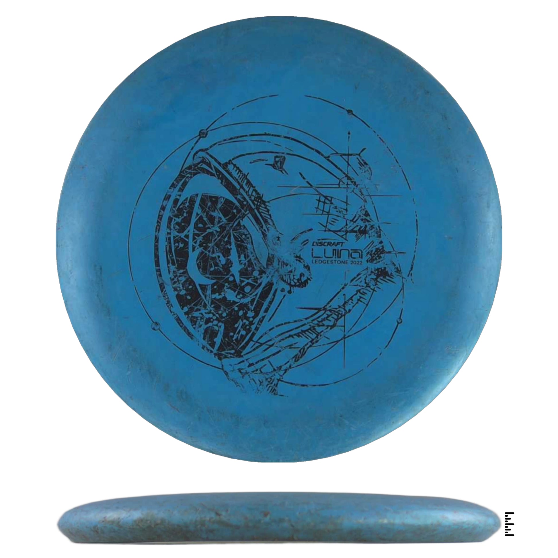 Blue Innova LUNA disc golf disc - fc2b7b77