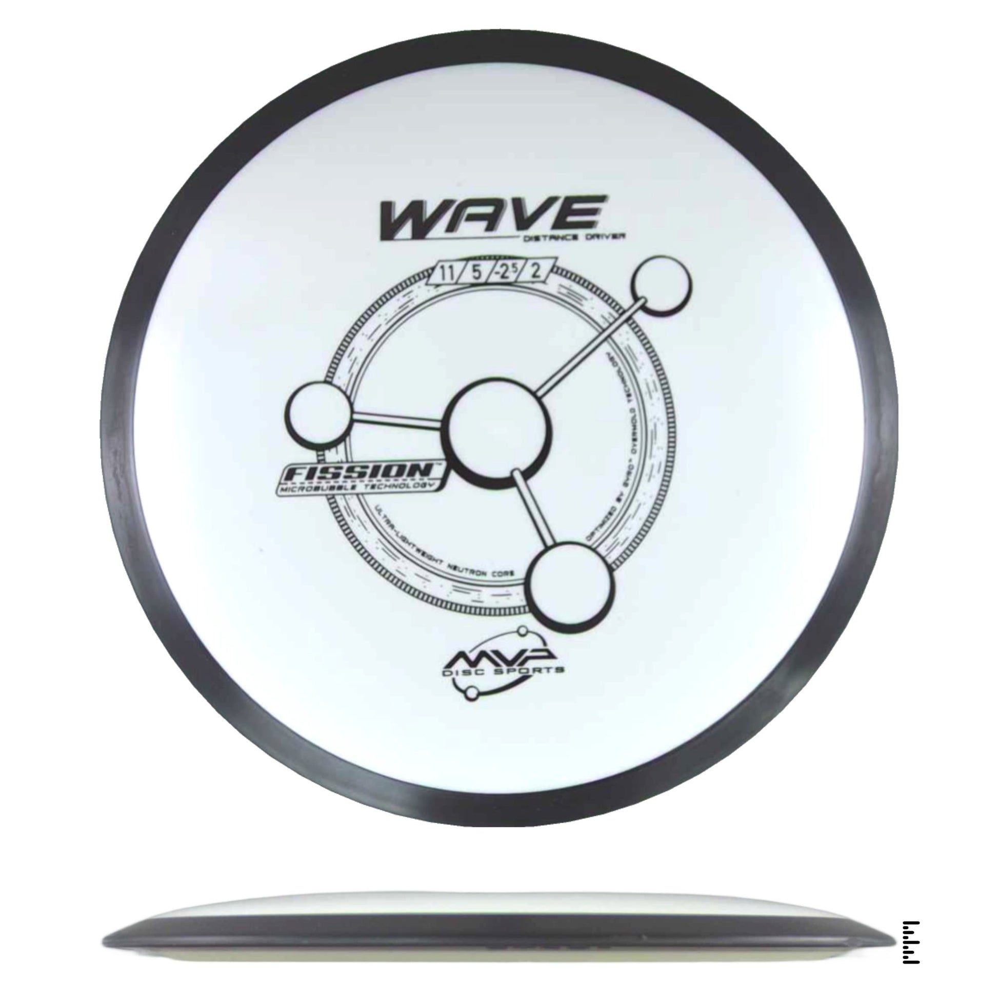 MVP Disc Sports Fission Wave - White - Powergrip USA