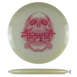 Climo Disc Golf 5x Glow Streak - Skull Stamp - Glow - Powergrip USA