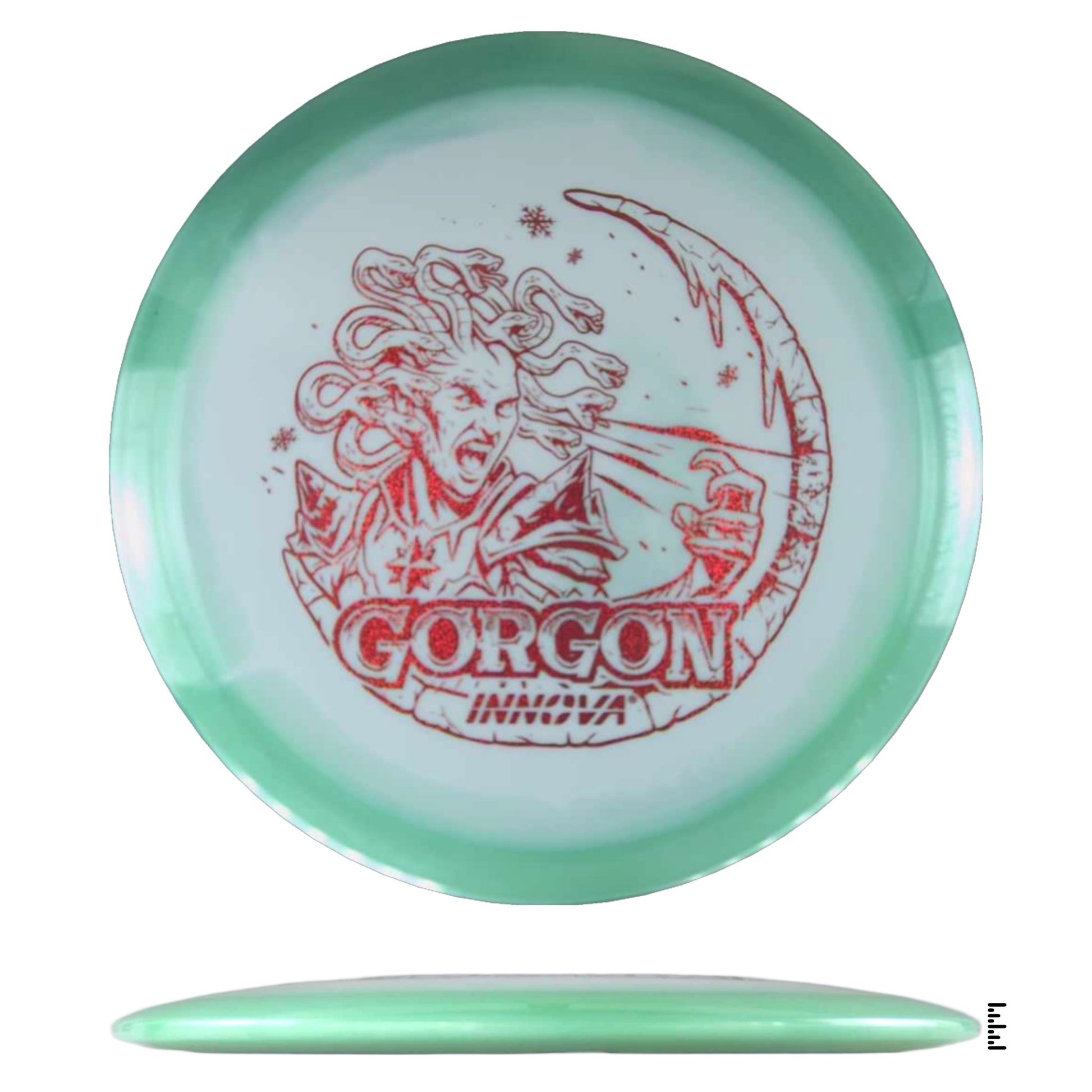 Innova Halo Star Gorgon 2025 Holiday Edition - White / Green - Powergrip USA