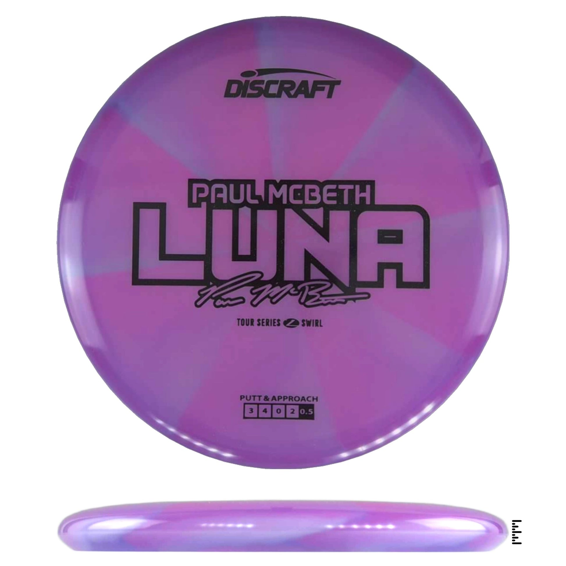Discraft Z Swirl Luna 2025 Paul McBeth Tour Series - Violet - Powergrip USA