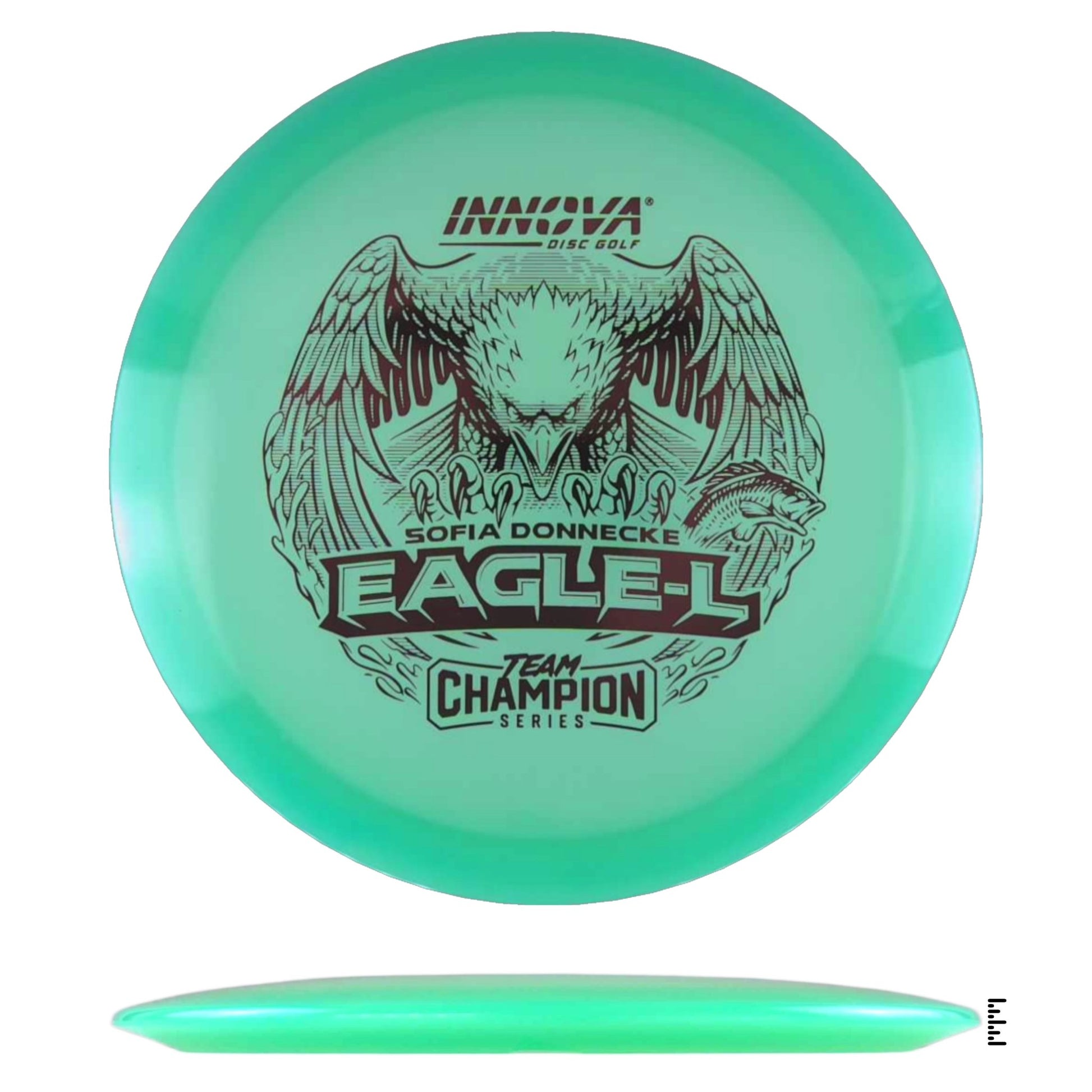 Innova Proto Glow Champion Eagle - L 2025 Sofia Donnecke Tour Series - Turquoise - Powergrip USA