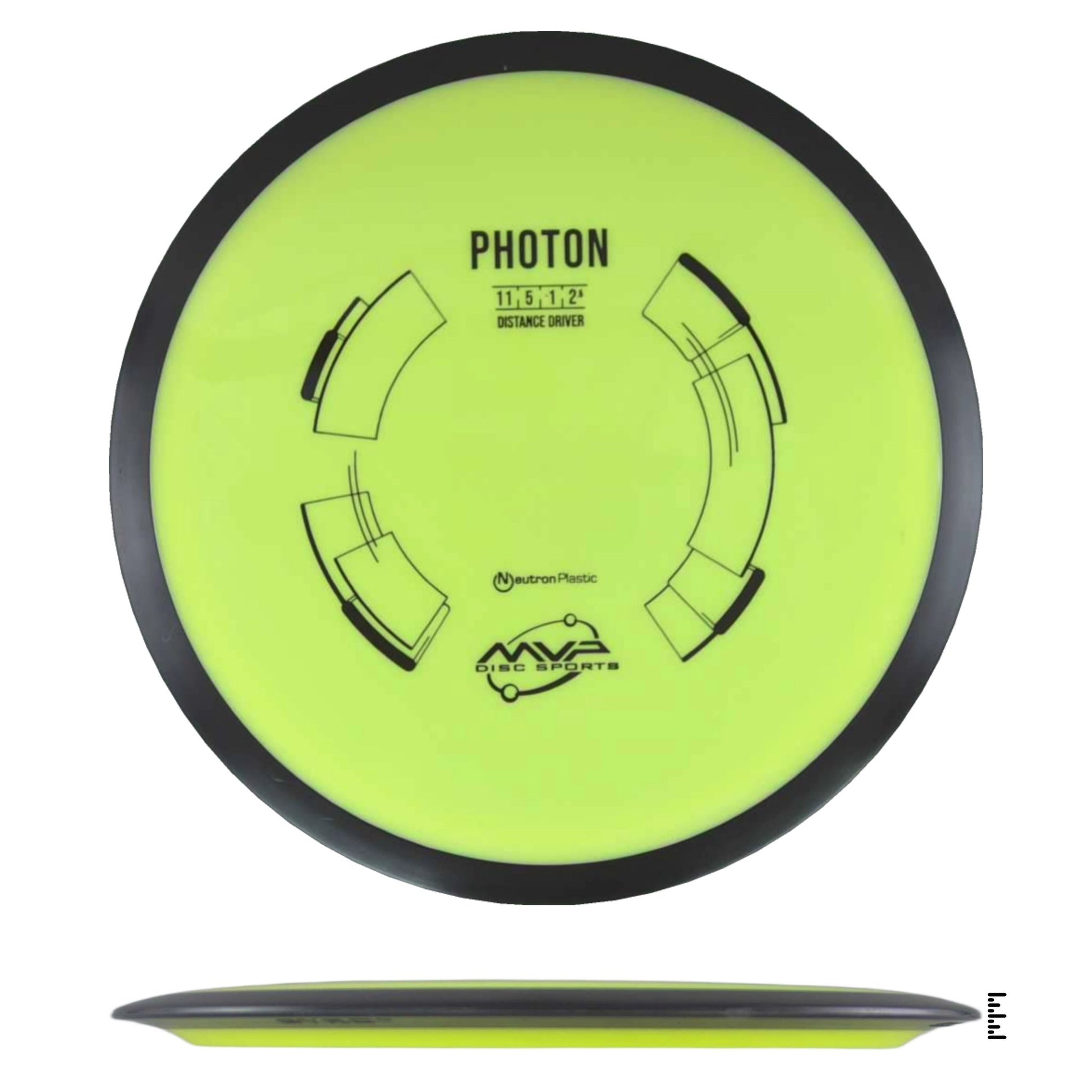 MVP Disc Sports Neutron Photon - Yellow - Powergrip USA