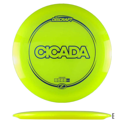 Discraft Z Line Cicada - Fluorescent Yellow - Powergrip USA