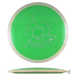 Green Mayhem disc golf disc