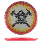 Discraft Fuzed Line Buzzz Saw Pattern - Custom Dye - Firefighter - Unique - Powergrip USA