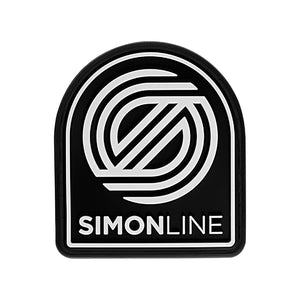 MVP Disc Sports Simon Line PVC Patch - Black - Powergrip USA