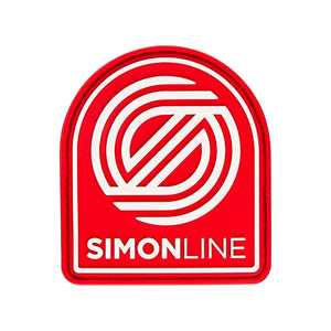 MVP Disc Sports Simon Line PVC Patch - Black - Powergrip USA