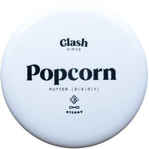 Steady Popcorn - White - Powergrip USA