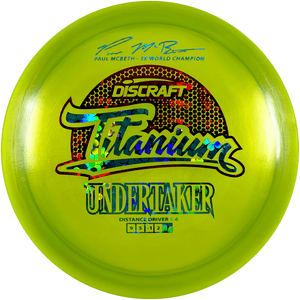 Titanium Undertaker Paul McBeth - Powergrip USA