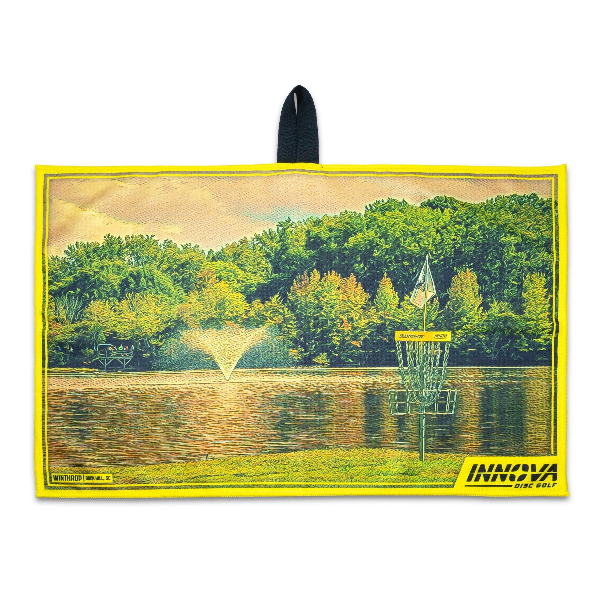 Innova Tour Towel - Yellow - Winthrop Gold - Powergrip USA